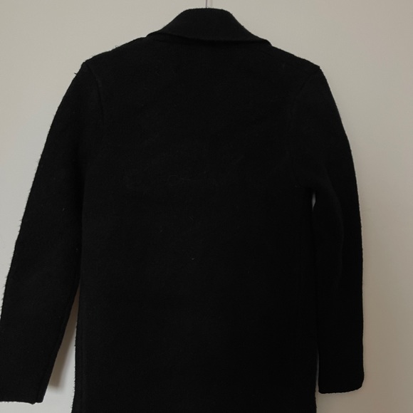 Black Knit Fall Coat/Cardigan - Picture 6 of 8